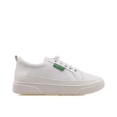 Benetton Beyaz Yumuşak Deri Kadın Sneaker BN 30366 - 1