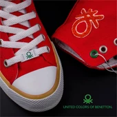 Benetton Kırmızı Kadın Uzun Spor Ayakkabı BN-30189 - 6