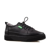 Benetton Siyah Yumuşak Deri Kadın Sneaker BN 30366 - 2