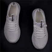 M2S Beyaz Esnek Rahat Kullanımlık İnfi Unisex Spor Ayakkabı thumbnail 6