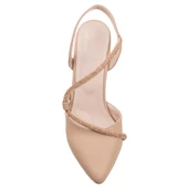 M2S Sütlü Kahve S Ökçe Taş Kaplama Klasik Ayakkabı thumbnail 5