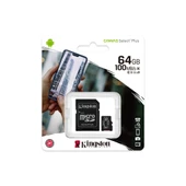 Kingston SDCS2-64GB 64GB micSDXC Canvas Select Plus 100R A1 C10 Card + ADP Hafıza Kartı - 1