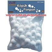 Vincent Foam Ball - Köpük Top 2,5 cm. 50 Adet - 1