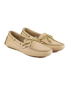 Minos Kadın Bej Hakiki Deri Loafer Ayakkabı thumbnail 2