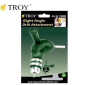 Troy 90000 Açılı Matkap Adaptör Mandrenli Köşe Delme Vidalama Ucu - 3