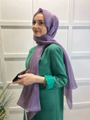 Siyane Scarf Tül Görünümlü Şal - Pırlanta Abiye Düğünlük Şal 00790  AÇIK MÜRDÜM thumbnail 3