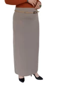 Kadın Uzun Kalem Etek Kapalı Yırtmaç-2019 BGL-ST02973 thumbnail 5