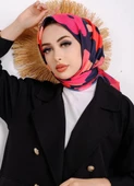 Eflatun Scarf Pamuklu (Cotton) Çiçek Desenli Eşarp 00588  VİŞNE
VİŞNE thumbnail 3