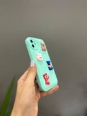 Iphone 11 Uyumlu Sevimli Ayıcıklı Puf Kılıf - 12