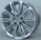 VOLKSWAGEN POLO UYUMLU JANT DY297 7.5X17 5X100 ET-35 57.1 SİLVER (4 ADET) - 1