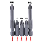 İzeltaş Matkap Ucu Seti Bits Uç Vidalama Aparatı Yıldız Uç (5 PARÇA) - 3