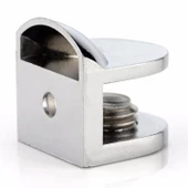 Tırnak Lüx Metal Cam Raf Tutucu Cam Etejer Menteşesi Krom Metal Vidalı 12 mm (4 Adet) - 4