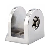 Tırnak Lüx Metal Cam Raf Tutucu Cam Etejer Menteşesi Krom Metal Vidalı 12 mm (4 Adet) - 6