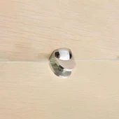 Tırnak Lüx Metal Cam Raf Tutucu Cam Etejer Menteşesi Krom Metal Vidalı 12 mm (4 Adet) - 3