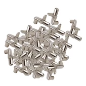 Raf Pimi L Tip Kare Cam Ahşap Metal Raf Tutucu Çivisi Mobilya Dolap Pimi (50 ADET) thumbnail 4