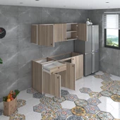 Kenzlife hazır mutfak seti heyula crd 180 cm genişlik üst tezgahsız thumbnail 3