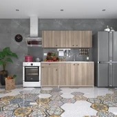 Kenzlife hazır mutfak seti heyula crd 180 cm genişlik üst tezgahsız thumbnail 1