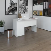 Kenzlife ofis masası miyamoto byz sağ 75X110X60 raflı dolap bilgisayar çalışma masası - 1