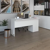 Kenzlife ofis masası miyamoto byz sol 75*170*60 raflı dolap bilgisayar çalışma masası - 1
