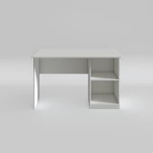Kenzlife ofis masası yoko ono byz sağ 75*150*60 raflı dolap eşkenar bilgisayar çalışma masası - 3