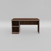 Kenzlife ofis masası yoko ono cvz sol 75*160*60 raflı dolap eşkenar bilgisayar çalışma masası - 3