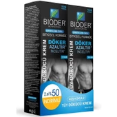 Bioder Erkeklere Özel Hoş Kokulu Tüy Dökücü Krem 2 x 100 ml - 1