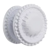 As Klasik Kapı Tokmağı Kapı Topuzu Kolu Metal Tokmak Beyaz thumbnail 4