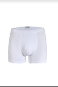 YILDIZ 39 ERKEK MODAL LİKRALI BOXER BEYAZ 10 ADET  3XL BEYAZ thumbnail 2