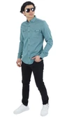 Erkek Spor Gömlek Silim Fit 9604 BGL-ST03042 thumbnail 10
