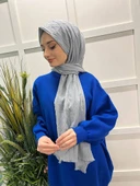 Loryan Scarf Viva Crush Pamuklu Şal 00380  MERMER - 1