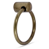 Cordia Sarkaç Mobilya Dolap Çekmece Kulpu Kulbu Metal Halka Kulp Tek Vidalı - 6