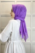 Arwella %100 Pamuk Dubai Şal 00606  ERGUVAN - 3