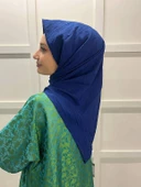 Loryan Scarf Kare Bambu Kraş Viva Eşarp 00832  KOYU LACİVERT thumbnail 3