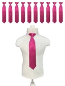 10'lu Çocuk Kravatı Kendinden Lastikli Kravat Unisex Çoklu Kravat - 7