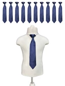 10'lu Çocuk Kravatı Kendinden Lastikli Kravat Unisex Çoklu Kravat - 2