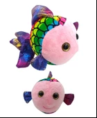Oyuncak Peluş Balık Rengarenk Sevimli Peluş Balık 20cm. - 1