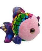 Oyuncak Peluş Balık Rengarenk Sevimli Peluş Balık 20cm. - 2
