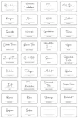 Digithome 36 Adet Dikdörtgen Baharat Kavanoz Etiketi Sticker Seti 4,5x3 Cm C1-1-149 - 1