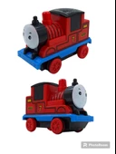 Thomas Tren Sesli Müzikli Işıklı Sürtmeli Thomas Tren 12x8cm. Kırmızı - 1