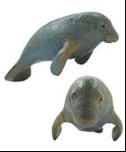 Oyuncak Deniz Canlıları Deniz İneği Figürü (Sirenia) Deniz İneği 24cm. - 1