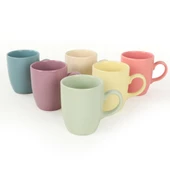 Keramika Mix Soft Bulut Kupa 9 Cm 6 Adet 110/550 - 3