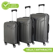 Vegmann Vela Antrasit 3 lü Valiz Seti - 2
