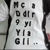BJK Maç Var Dediler 9 Aylık Yoldan Geldim Yazılı Taraftar Hastane Çıkış Seti - 2