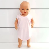 Pembe Sade Alttan Çıt-çıtlı Askılı Badi Zıbın - 1