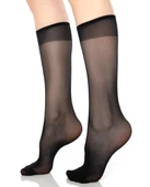 Dode Flora Desimo Kadın 20 Den Mat Dayanıklı İnce Elastan Dizaltı Pantolon Çorabı - 7