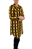 Kadın Ekose Kareli Tunik BGL-ST02956 - 9
