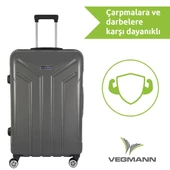 Vegmann Vela Antrasit Kabin Boy Valiz - 6
