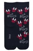 Dode Flora Disnep Kadın Çizgi Film Minnie Mouse Desenli Pamuklu Soket Çorap - 4