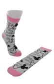 Dode Flora Disnep Kadın Çizgi Film Minnie Mouse Desenli Pamuklu Soket Çorap - 1