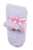 Flora Rube Çocuk Düz Renk Peluş Uyku Çorabı - 8